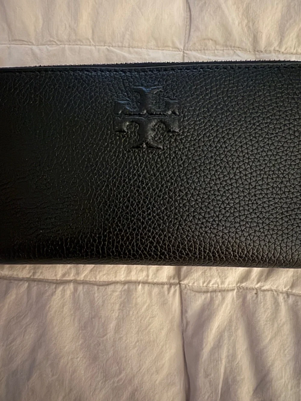Tory Burch Thea Multi-Gusset Continental Zip Wallet Black
